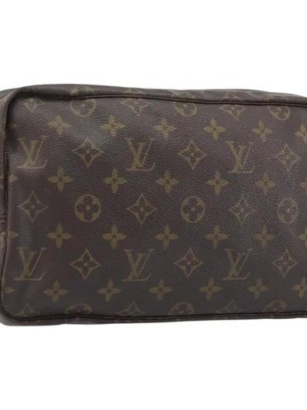 LOUIS VUITTON Monogram Trousse Toilette 28 Clutch Bag M47522 LV Auth BAZ228